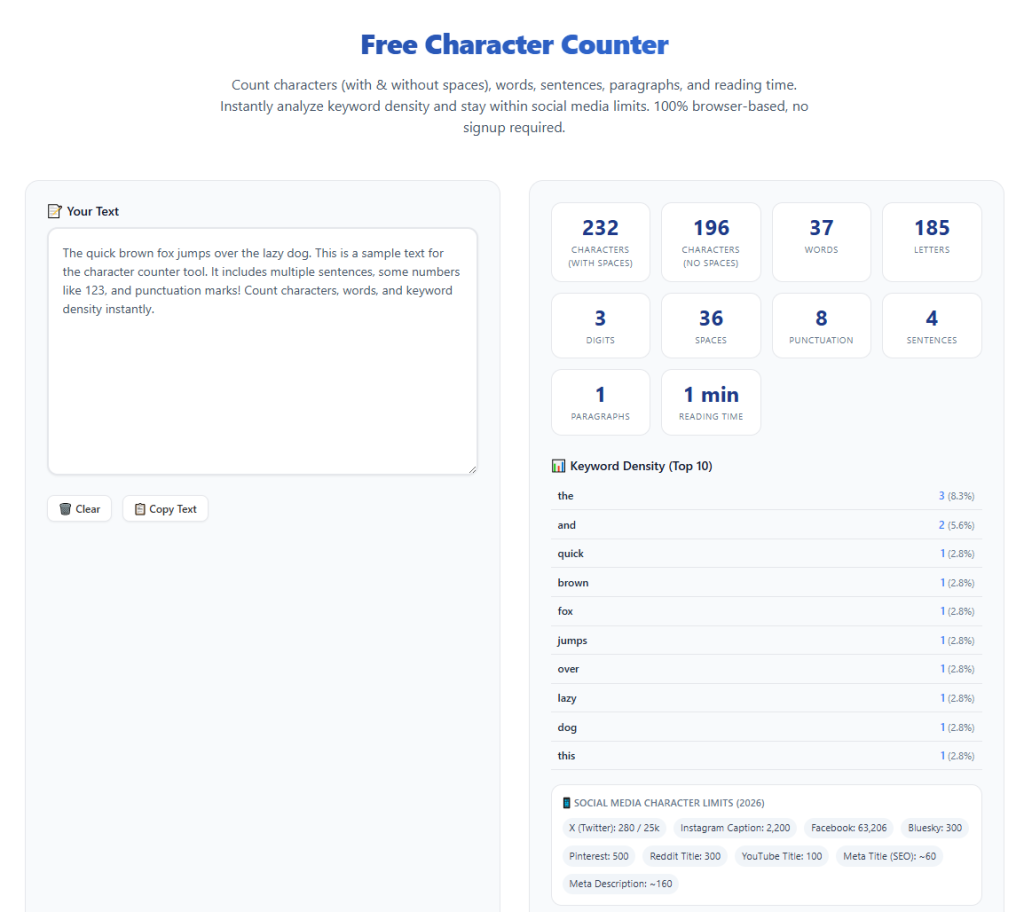Best Character Counter for Social Media: Optimize Post Length Fast 1 Best Character Counter for Social Media