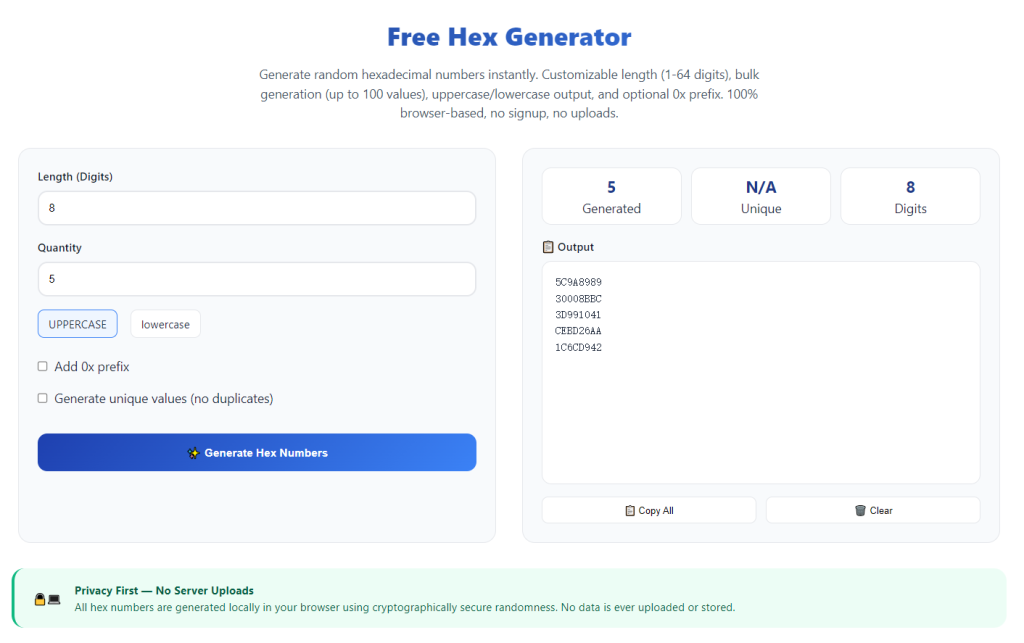 Best HEX Generator for Web Design: Professional Usage & Optimization Guide 1 Best HEX Generator for Web Design