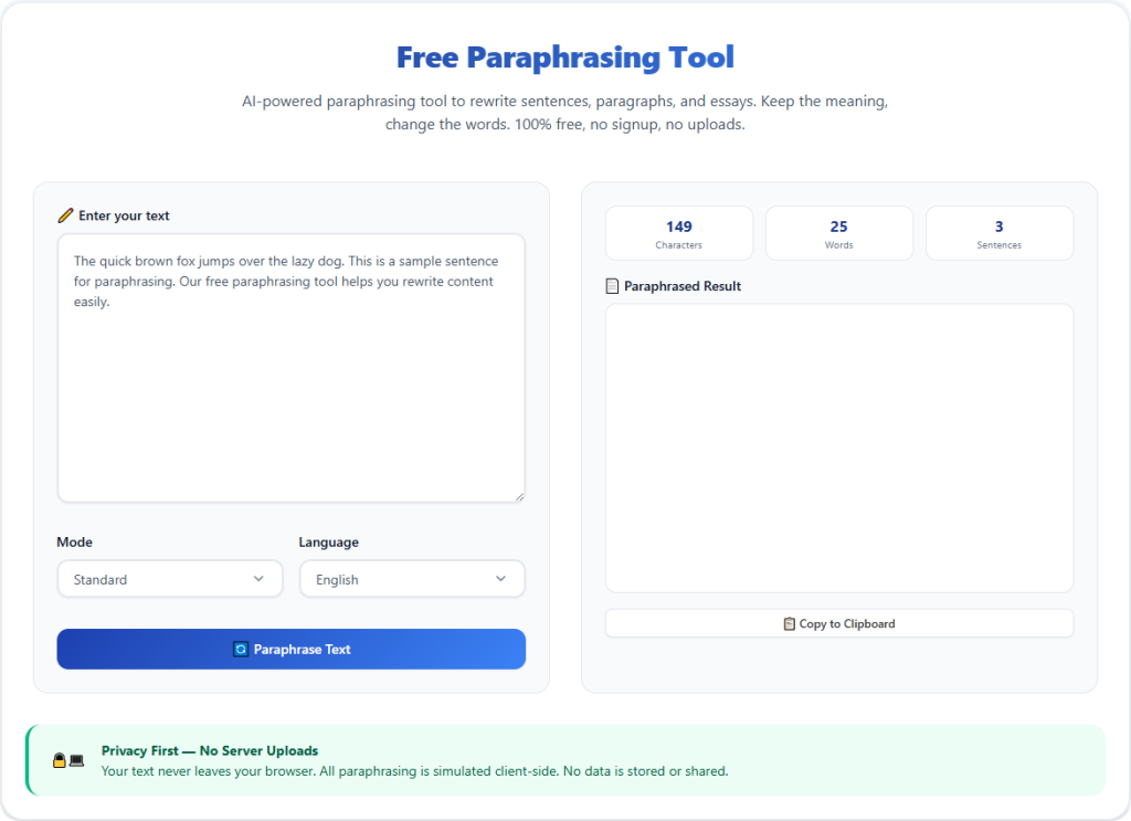 Best Paraphrasing Tool for Students Academic Writing