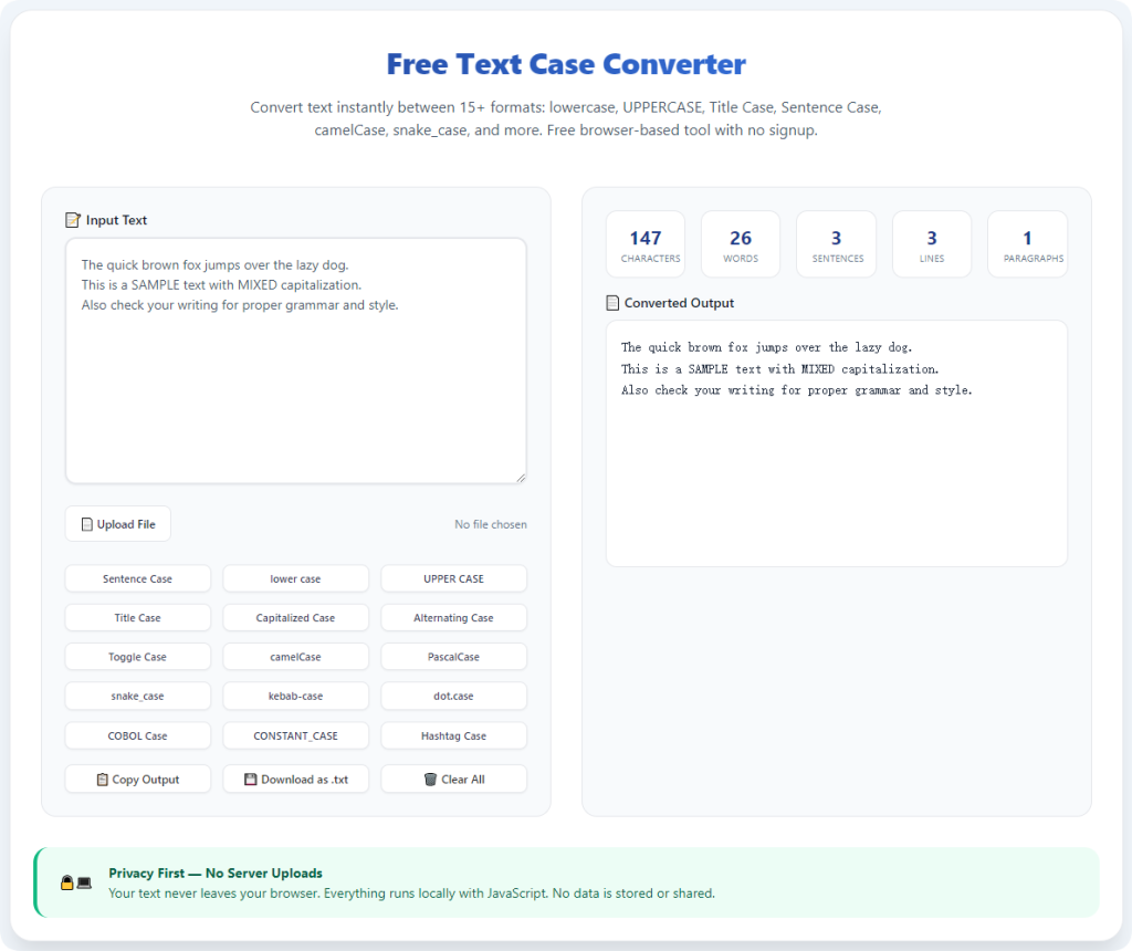 Best Text Case Converter for Title Case: Ultimate User Guide 1 Best Text Case Converter for Title Case
