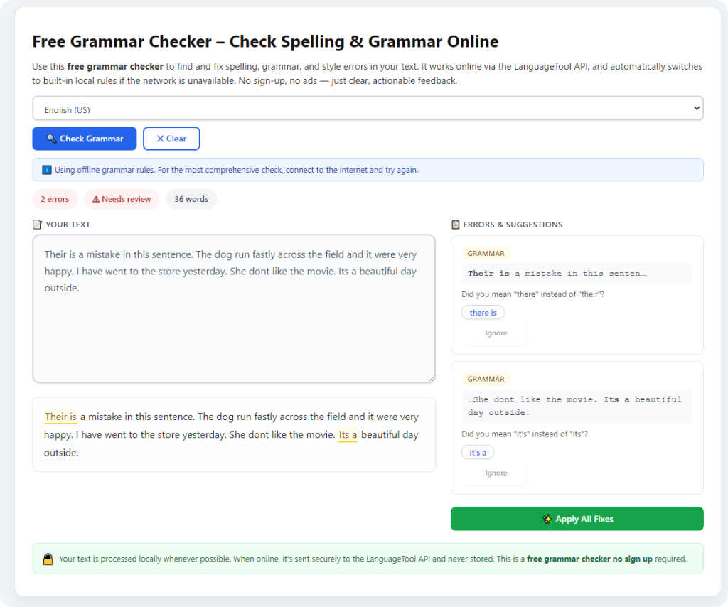 How to Use Grammar Checker for Essay Writing – Fix Errors & Polish Your Paper 3 Online grammar checker no sign up