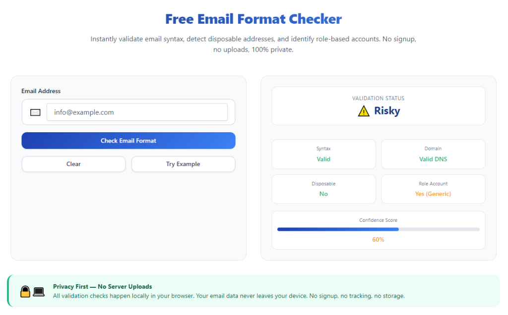 Best Email Format Checker for Bulk List