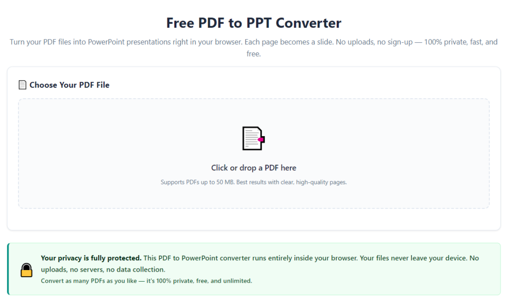 Best PDF to PPT converter for editable slides