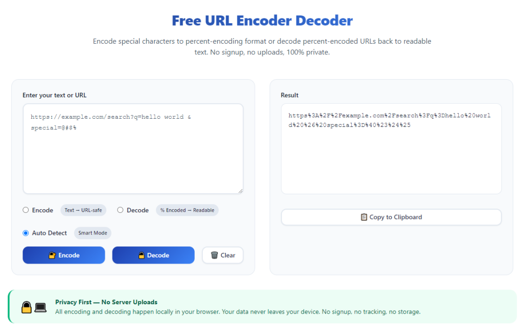 Best URL Encoder Decoder for Developers: Complete Professional Usage Guide 1 Free URL Encoder Decoder