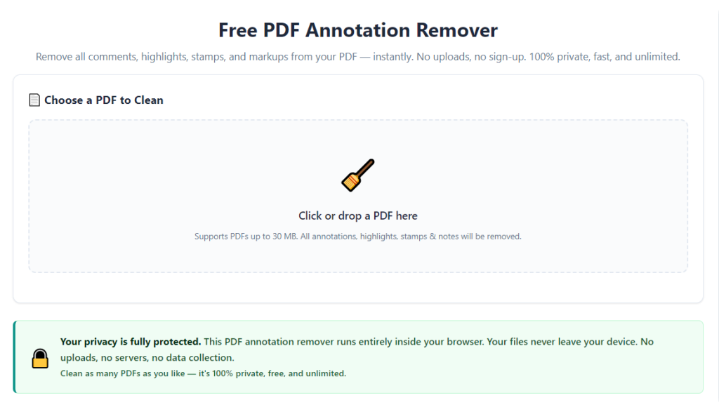 Tired of leftover PDF notes cluttering shared files? Use the best PDF annotation remover remove all comments free to clean docs instantly, no subscriptions. Read our full step-by-step guide now.