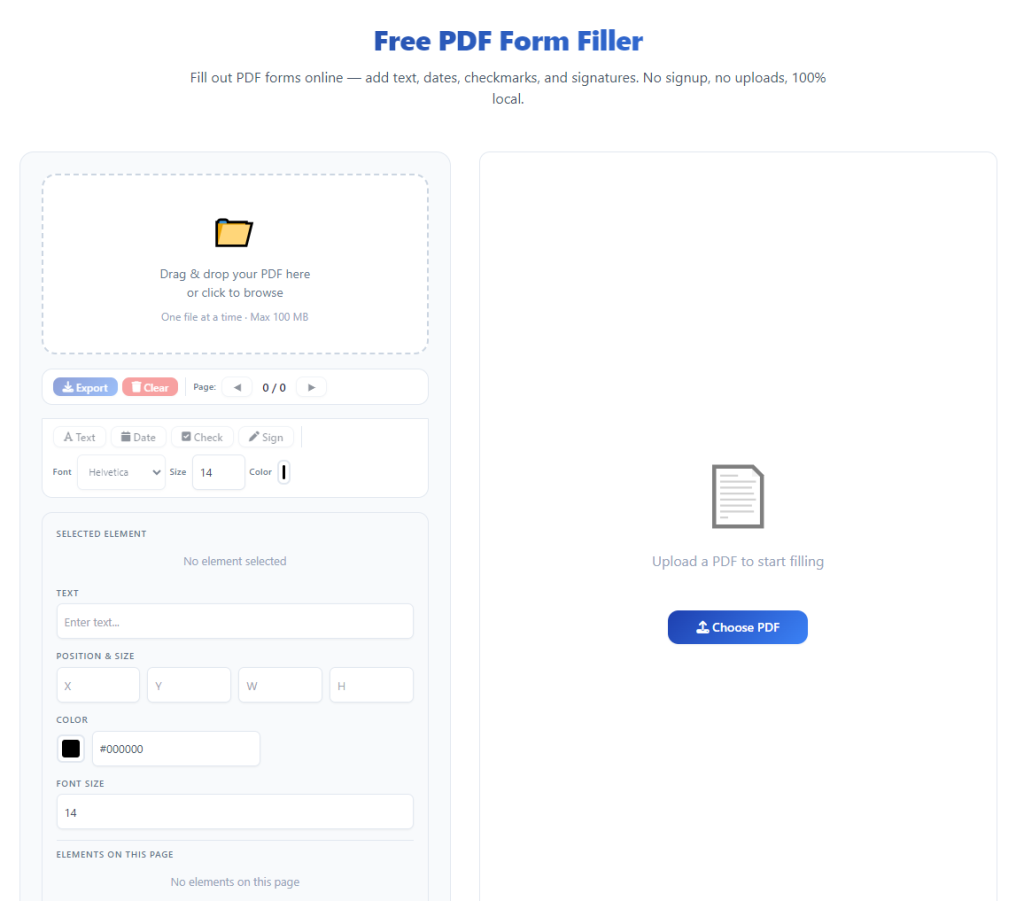 Best PDF form filler with e-signature support